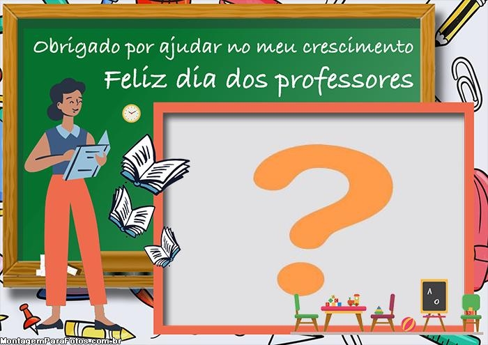 Obrigado por Ajudar no Meu Crescimento Feliz Dia dos Professores Online