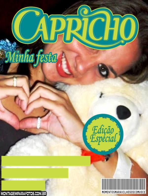 Moldura Capricho Minha Festa