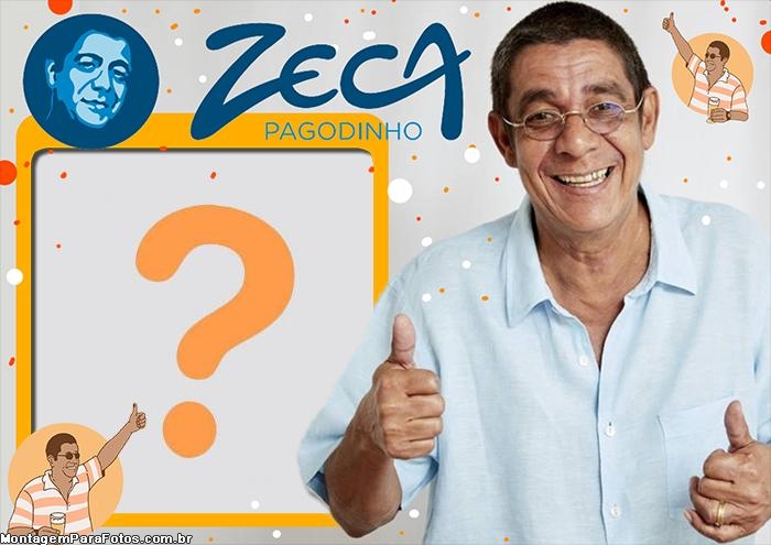 Moldura Zeca Pagodinho Colagem de Foto