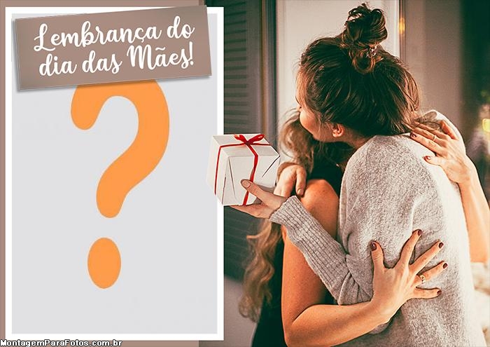 Colagem de Foto Lembrancinha para o Dia das Mães