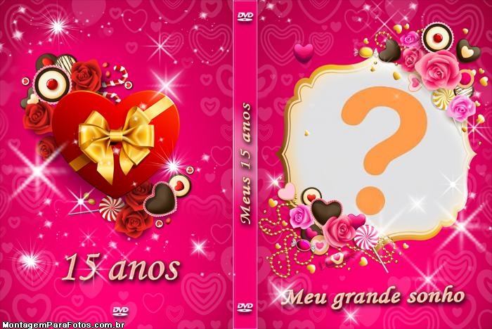 Capa DVD Meu Grande Sonho Festa 15 Anos