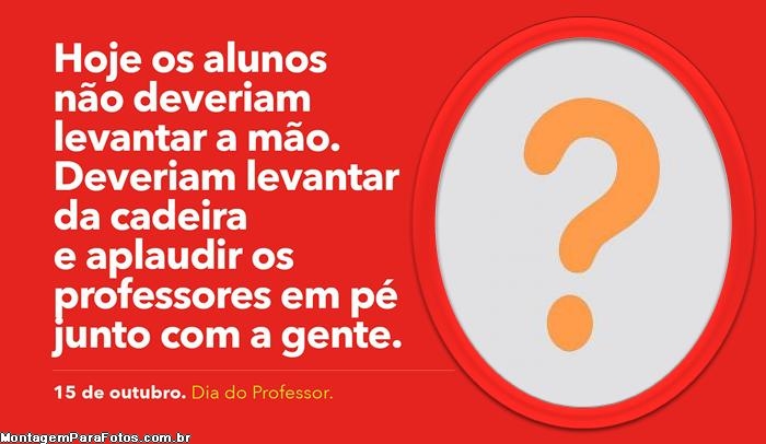 Dia do Professor Mensagem