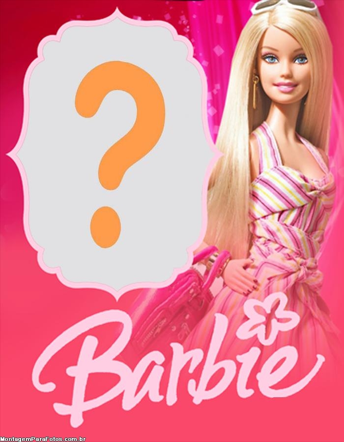 Moldura Boneca Barbie