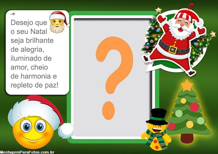 Feliz Natal Mensagem para WhatsApp com Foto