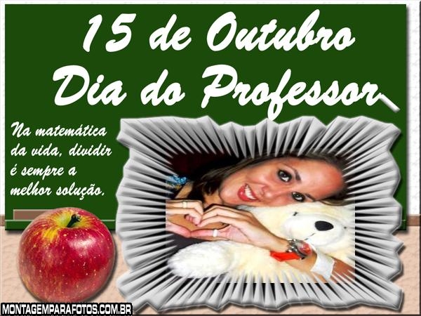 Dia do Professor Moldura