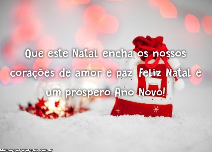 Natal encha os nossos corações