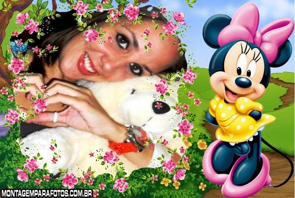 Flores Minie Disney Moldura