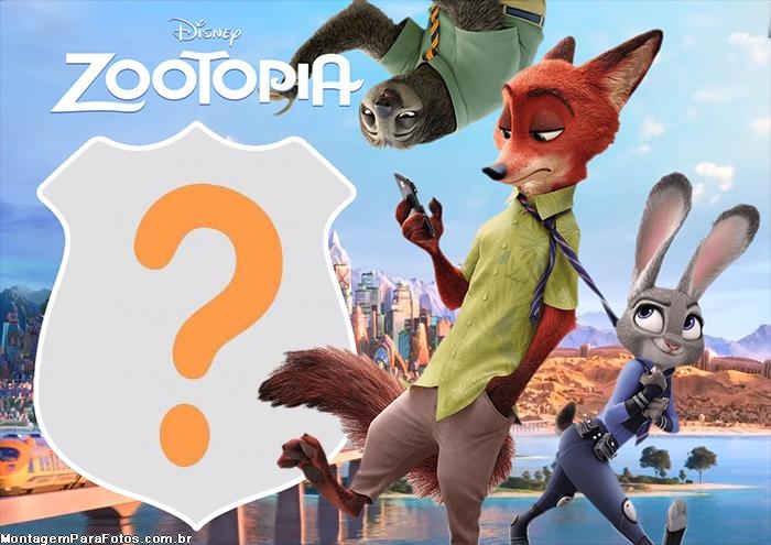 Zootopia Moldura Online