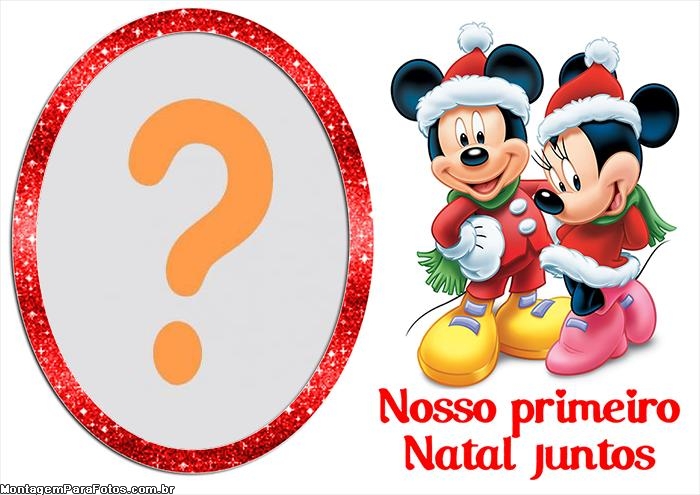 Nosso Primeiro Natal Juntos Foto Montagem