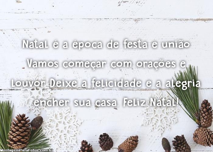 Orações e louvor Feliz Natal