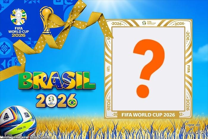 Fazer montagem de fotos Brasil Fifa Word Cup 2026