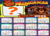 Calendário 2026 Feliz Natal Madagascar Colar Foto Online