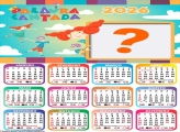 Calendário 2026 Palavra Cantada Fazer Colagem Grátis