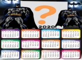 Moldura de Foto Calendário 2020 Desenho Batman
