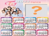 Calendário 2022 Twice Foto Colagem Grátis