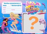 Convite Barbie e os Golfinhos Mágicos