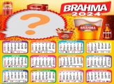 Calendário 2024 Brahma Moldura Online