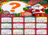 Calendário 2026 Bênçãos Divinas Feliz Natal Criar Montagem