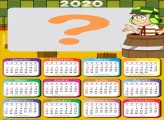 Moldura Calendário 2020 do Chaves