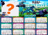 Calendário 2025 Fortnite Colagem de Foto
