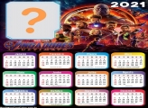 Calendário 2021 Vingadores Ultimato Foto Grátis