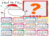 Calendário 2025 Papai Noel Bentô Montagem Online