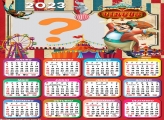 Calendário 2023 Circus Montar Foto Online