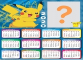 Calendário 2020 do Pikachu