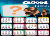 Calendário 2024 Colagem Moldura Online The Croods