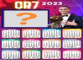 Calendário 2023 Cristiano Ronaldo Montar Foto Online