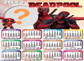 Calendário 2022 Deadpool Montagem de Fotos Grátis