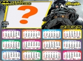 Calendário 2025 Feliz Aniversário Batman Montagem Online