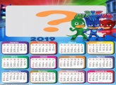 Calendário 2019 PJ Masks