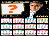 Calendário 2026 Padre Zezinho Foto Moldura