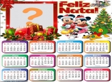 Fotomontagem Calendário 2021 Natal Mickey