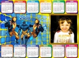 Calendário 2018 Horizontal Wolverine