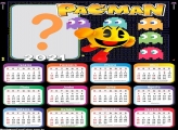 Calendário 2021 Pac Man Montagem de Foto Grátis