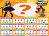 Calendário 2026 Cúmplices de um Resgate Colagem Online