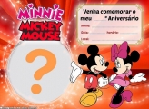 Convite Mickey e Minnie