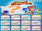 Montar Foto Online Calendário 2022 Sonic Boom