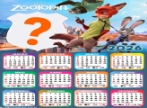 Calendário 2026 Zootopia Colar Foto Online