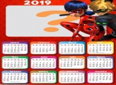 Calendário 2019 da Ladybug e Catnoir