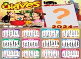 Calendário 2024 Personagens Chaves Infantil Foto Grátis