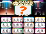 Calendário 2025 Star Wars Foto Montagem Grátis