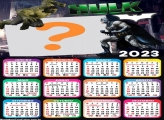Calendário 2023 Hulk vs Batman Colar Foto Grátis