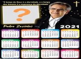 Calendário 2021 Padre Zezinho Moldura Grátis