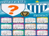 Calendário 2026 Avaí Futebol Clube Criar Montagem