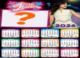 Calendário 2026 Aline Barros Emoldurar Foto Online