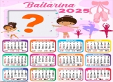 Calendário 2025 Bailarina Morena Fazer Montagem Online