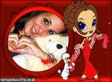 Garota Elegante e Poodle